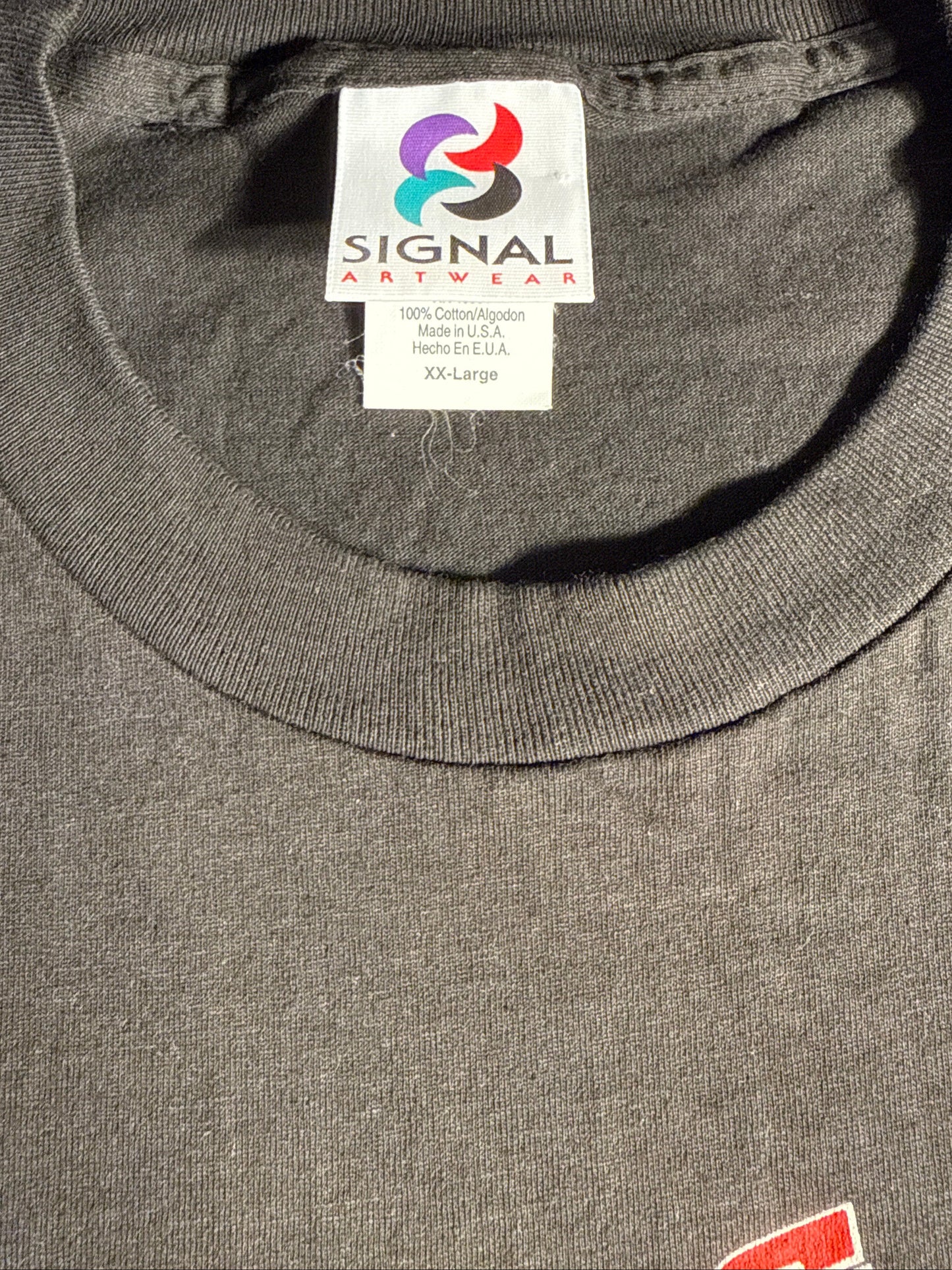 Vintage 90s Signal Artwear Magic Johnson T's Chicago Blackhawks NHL T-Shirt