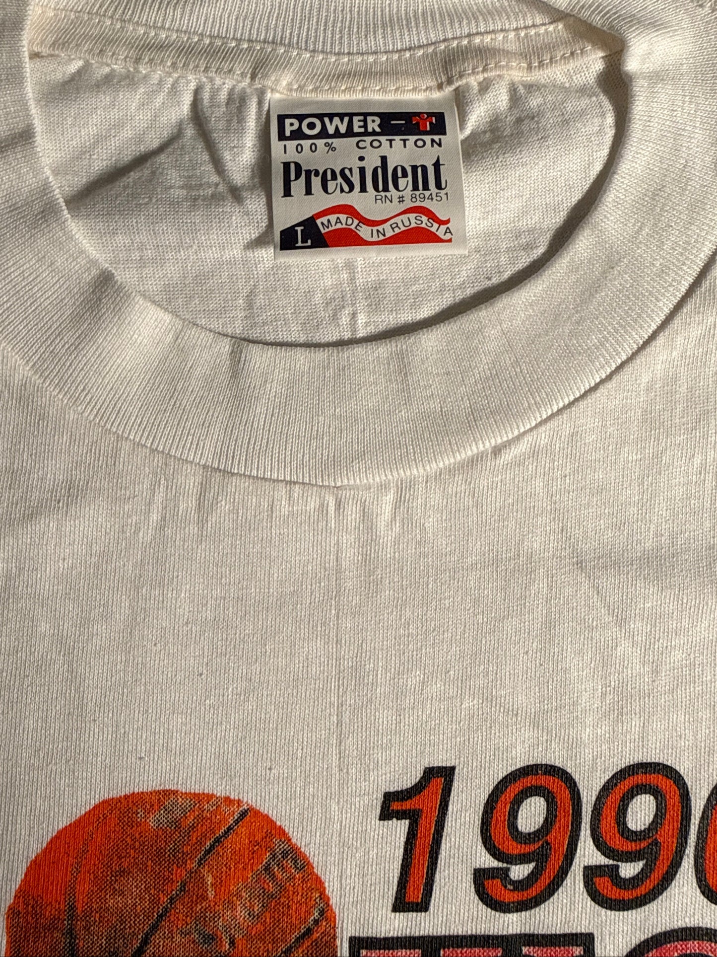 Vintage 1996 Chicago Bulls World Champions Michael Jordan Scottie Pippen Dennis Rodman T-Shirt
