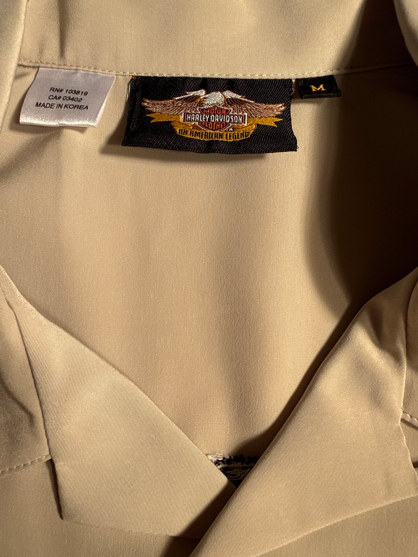 Harley-Davidson Since 1903 Embroidered Motorcycle Camp Shirt