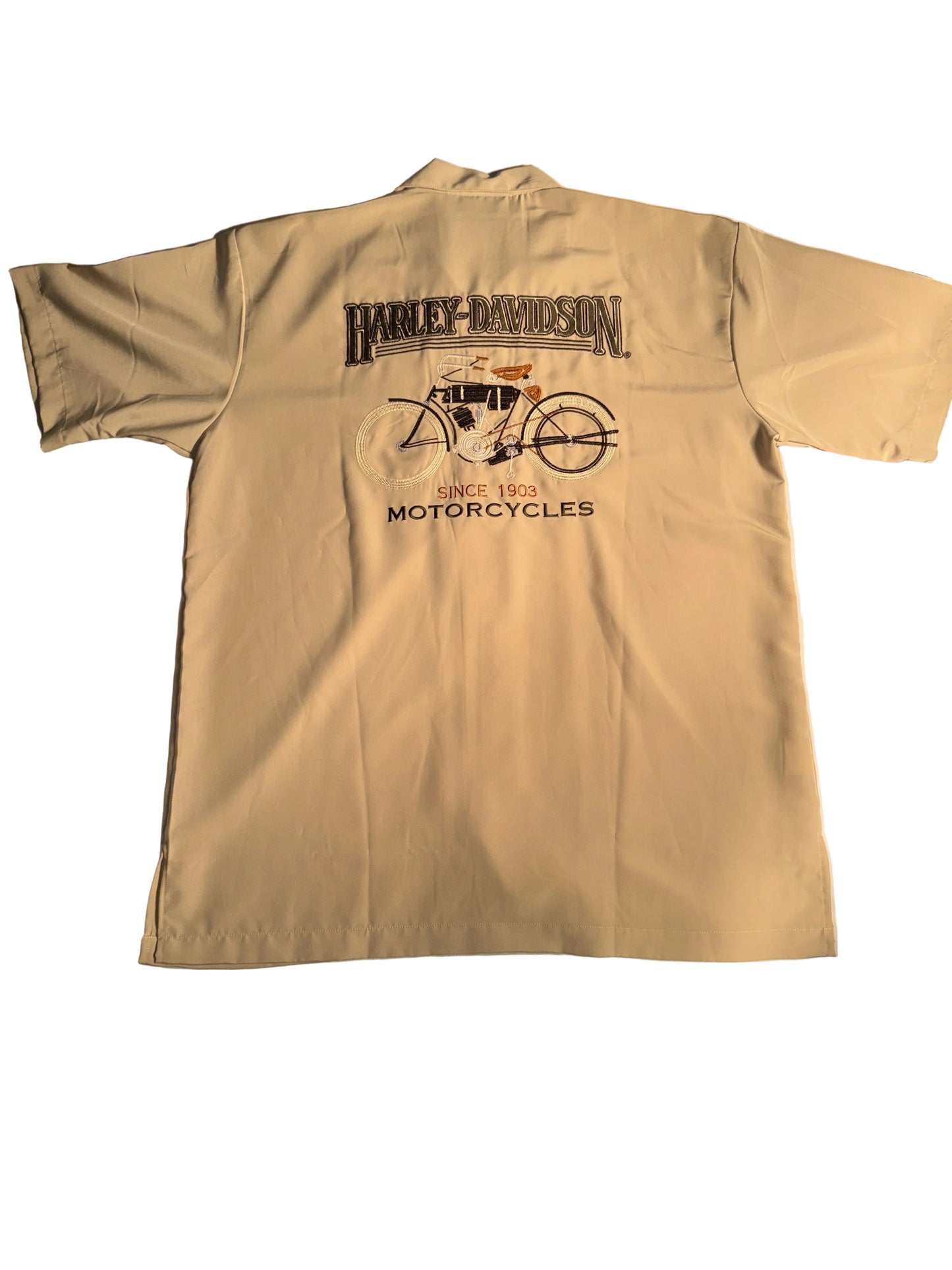 Harley-Davidson Since 1903 Embroidered Motorcycle Camp Shirt
