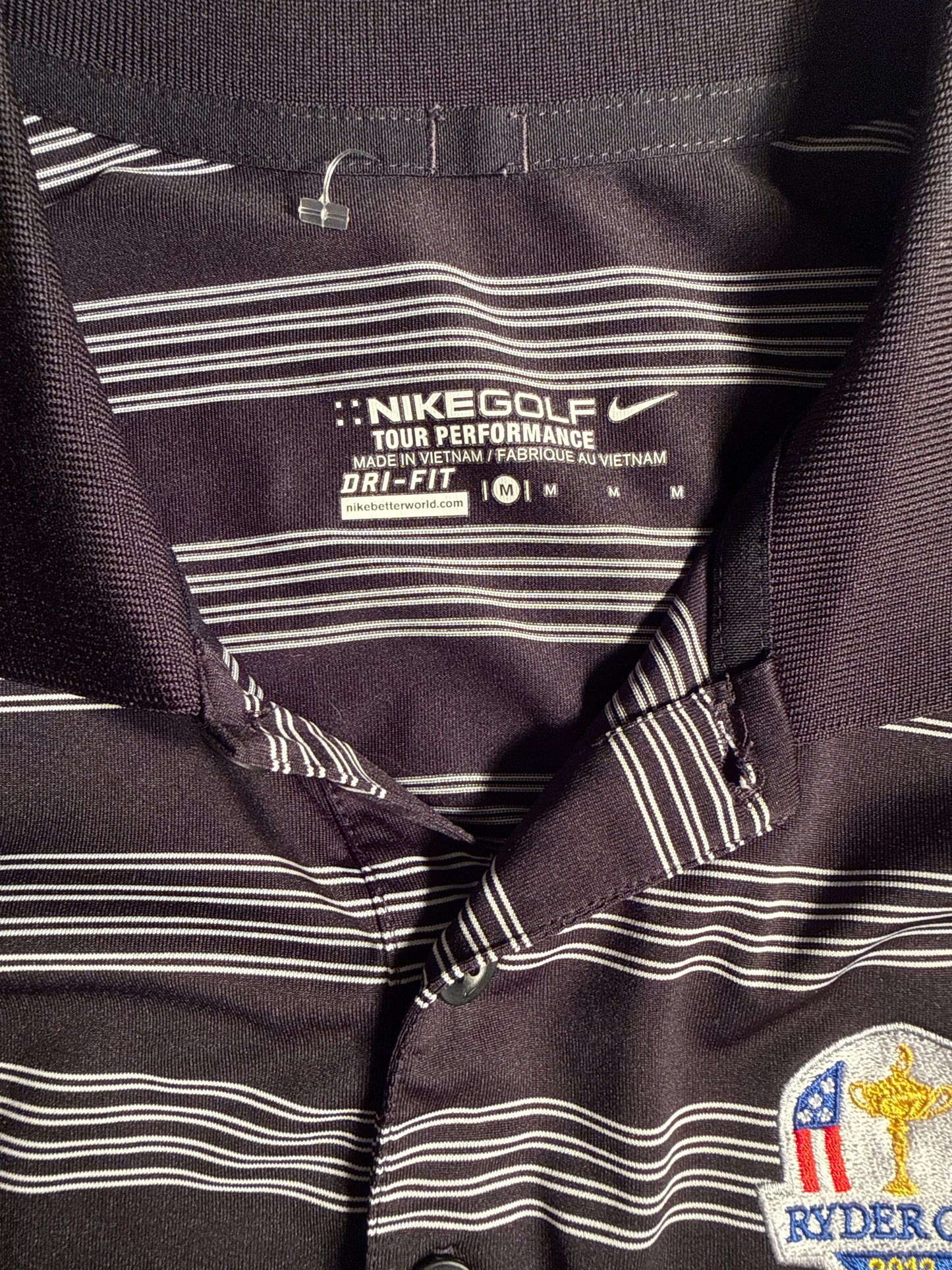 2012 Ryder Cup Medinah Nike Golf Striped Polo