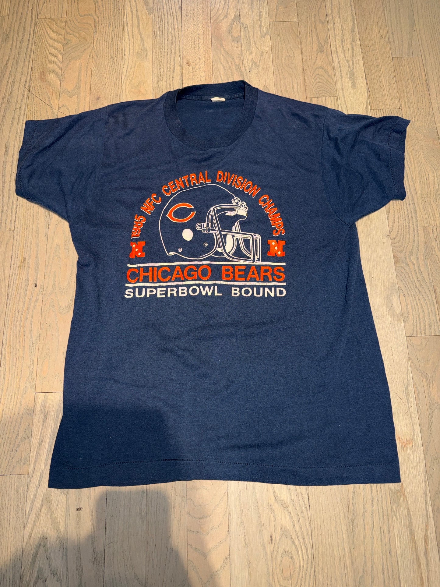 1985 Chicago Bears Tee Single Stitch