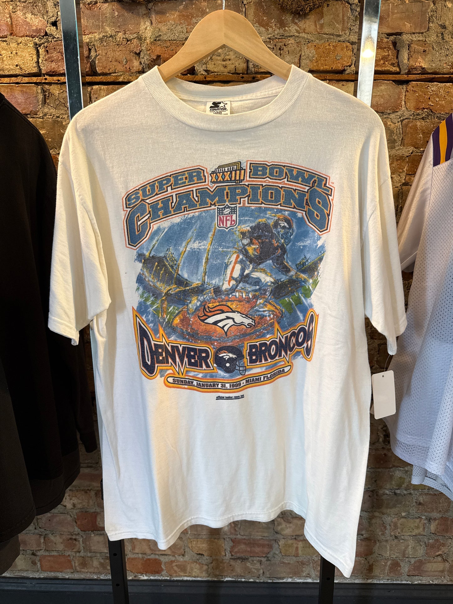 Broncos Super Bowl Champs 1999 Starter Tee