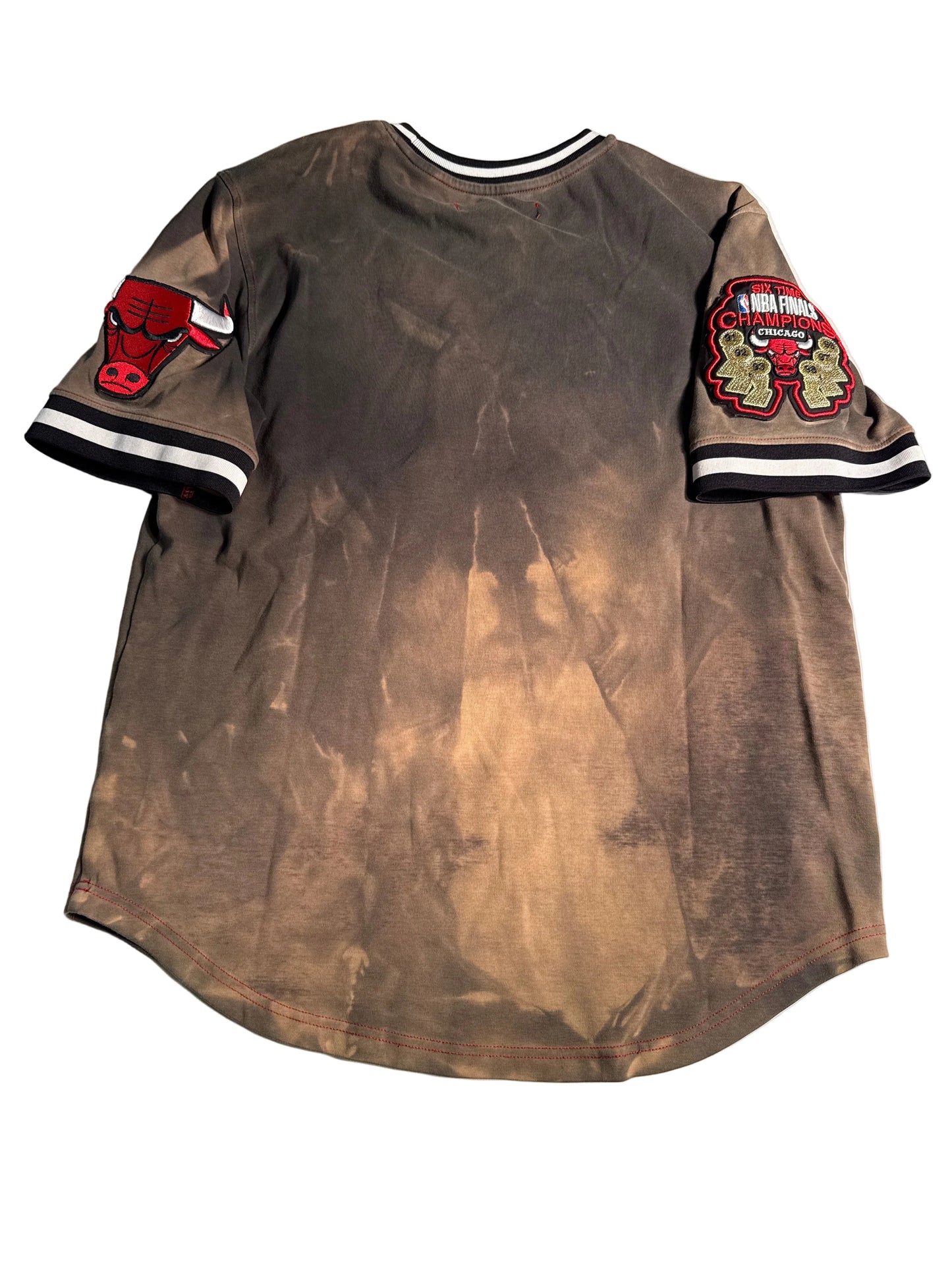 Pro Standard Chicago Bulls 6x NBA Champions Marbled Tie Dye Mesh Shirt - Size XL