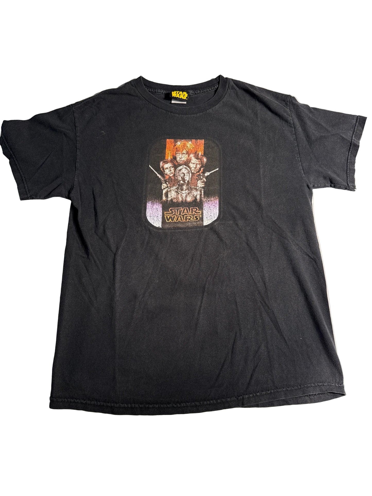 Star Wars Original Trilogy Character Collage Black Tee