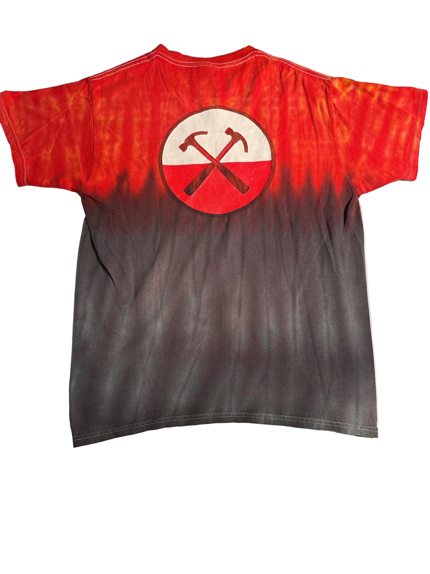 Vintage 2001 Pink Floyd The Wall Winterland Tie Dye Shirt Size [M] Rock Band Tee