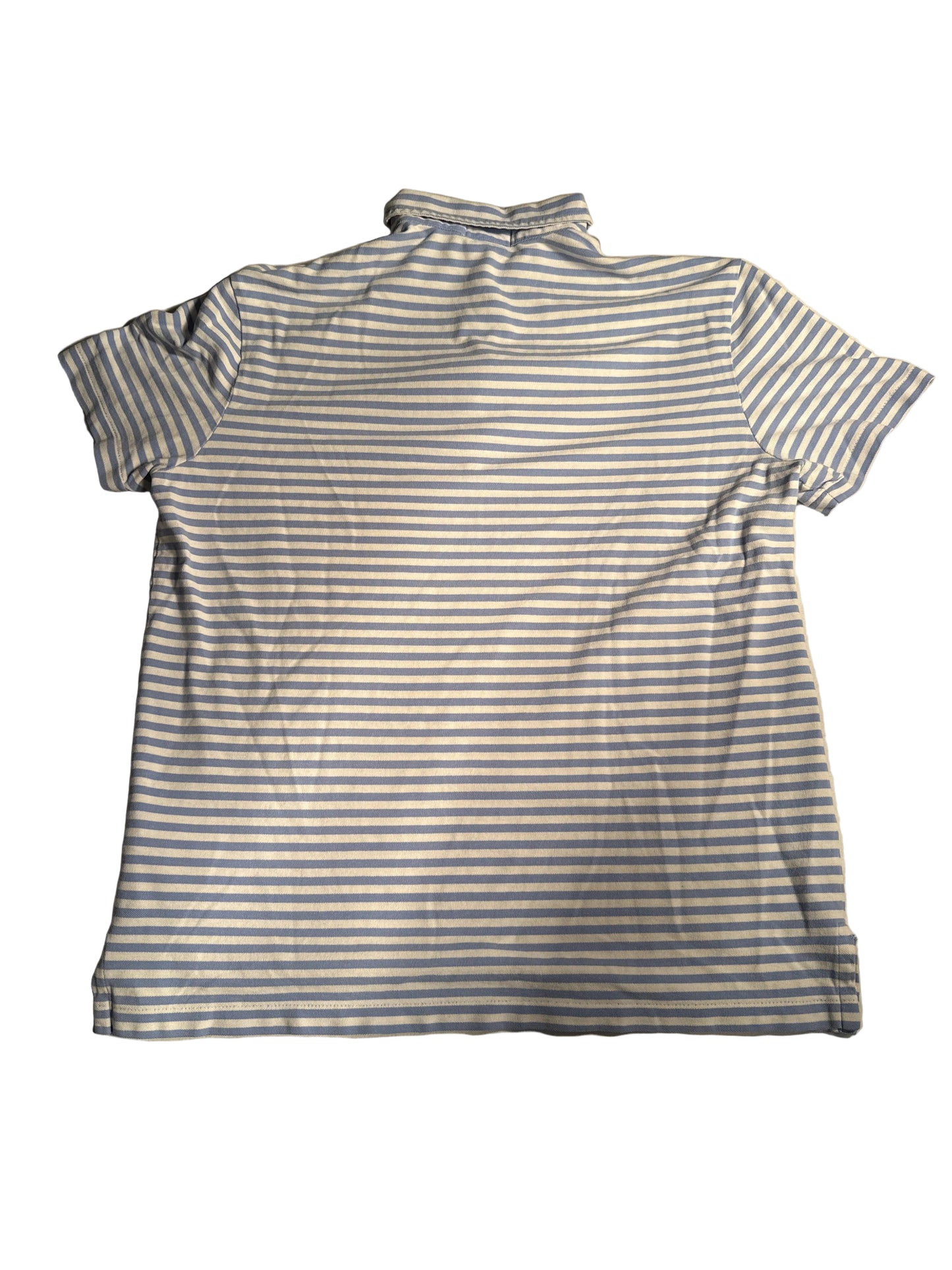 Polo Ralph Lauren Blue & White Striped Performance Polo