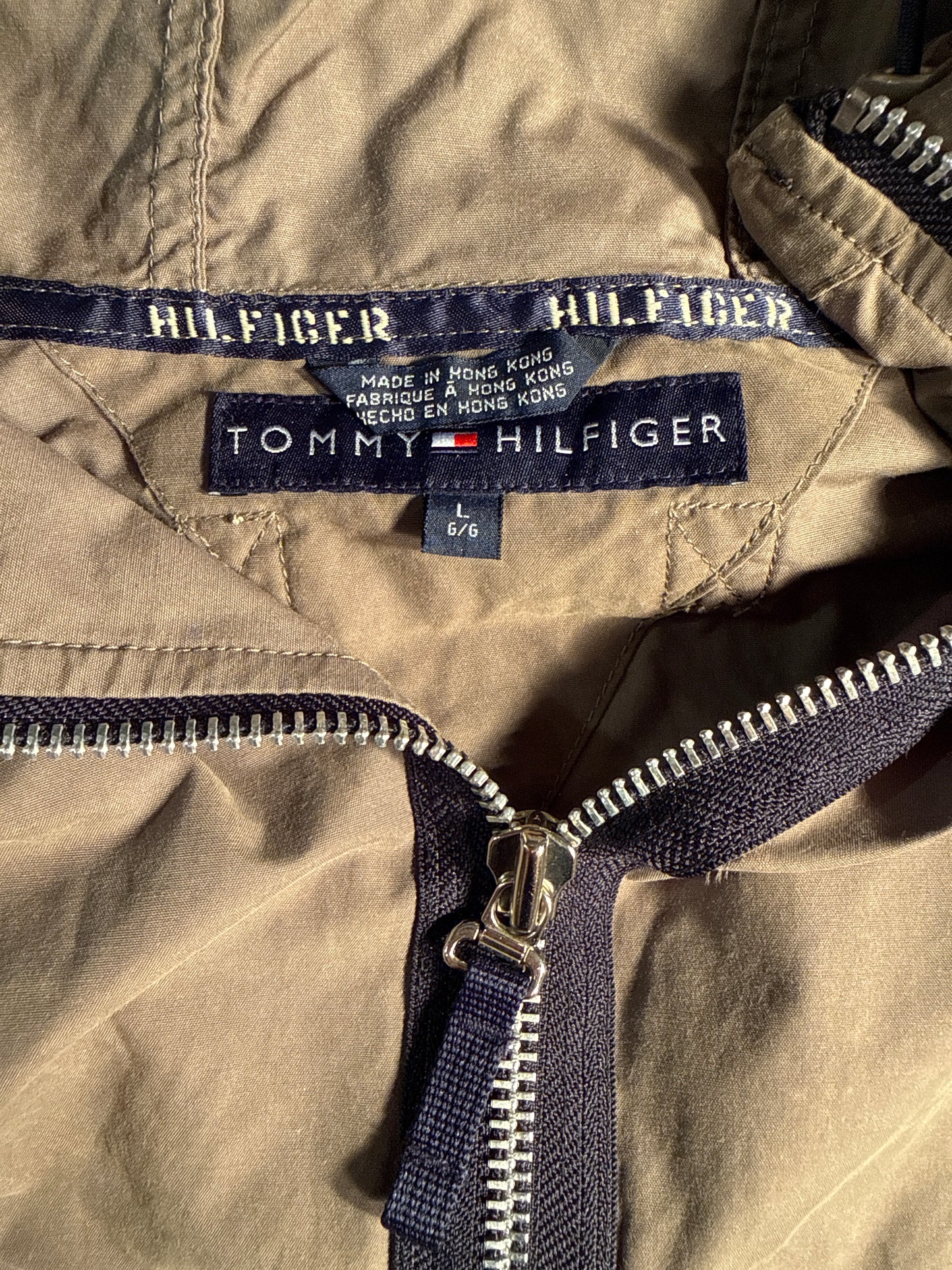 Vintage Tommy Hilfiger Hooded Anorak Pullover Jacket