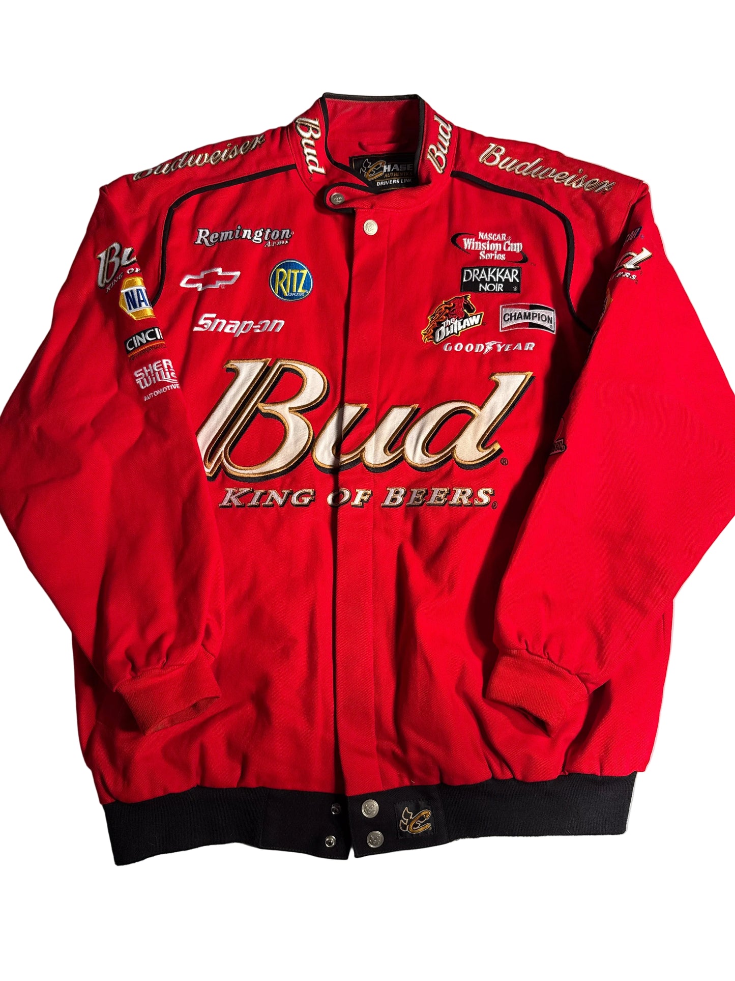Dale Earnhardt Jr. #8 Budweiser NASCAR Winston Cup Series racing jacket