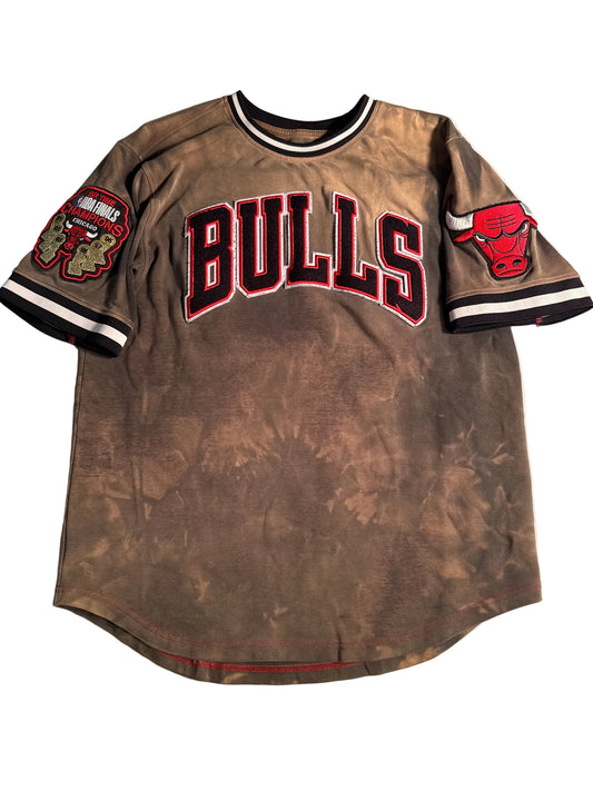 Pro Standard Chicago Bulls 6x NBA Champions Marbled Tie Dye Mesh Shirt - Size XL