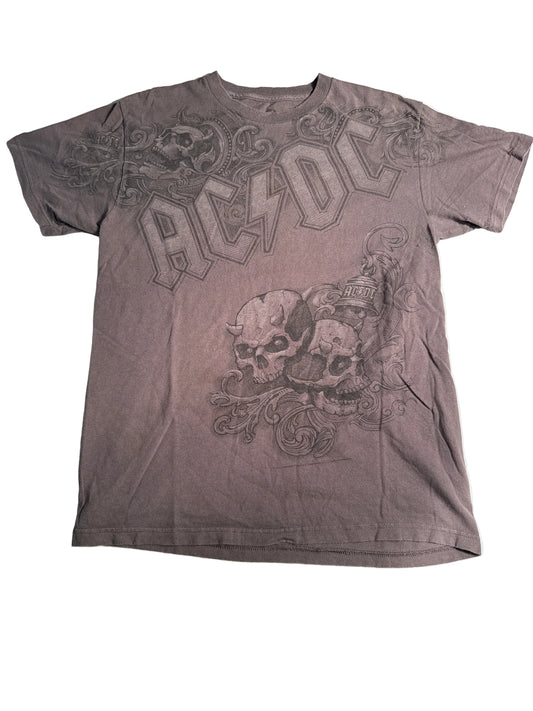 AC/DC Liquid Blue Skulls Graphic Tee