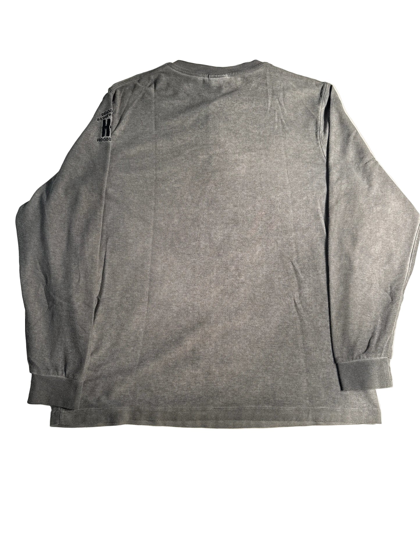 Harley-Davidson H.O.G. Woods OK Gray Long Sleeve Henley