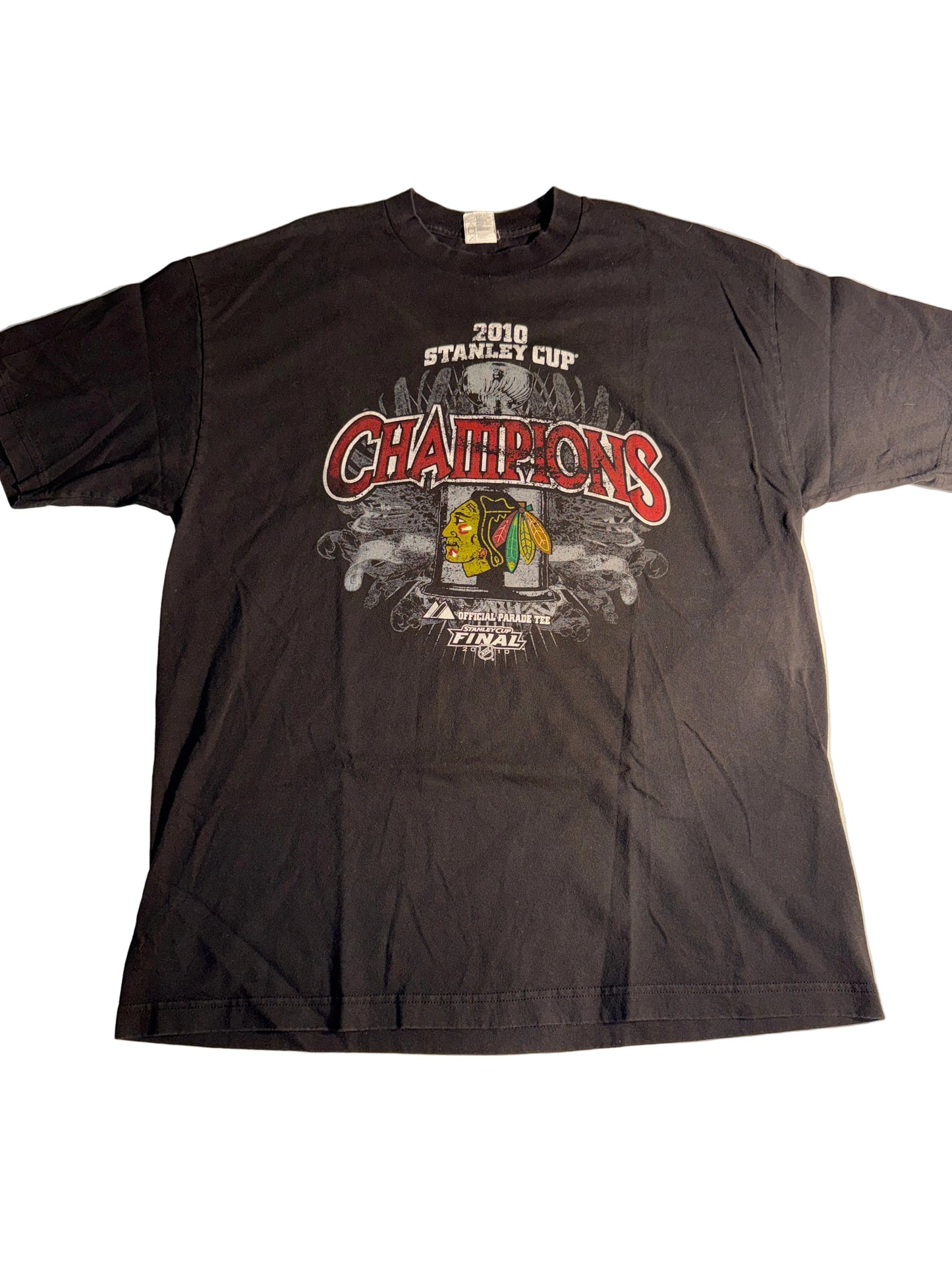 2010 Stanley Cup Champions Chicago Blackhawks Parade T-Shirt