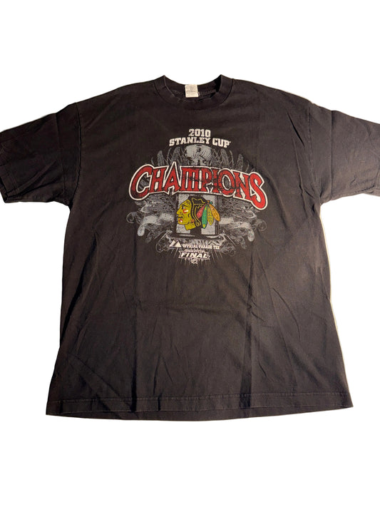 2010 Stanley Cup Champions Chicago Blackhawks Parade T-Shirt
