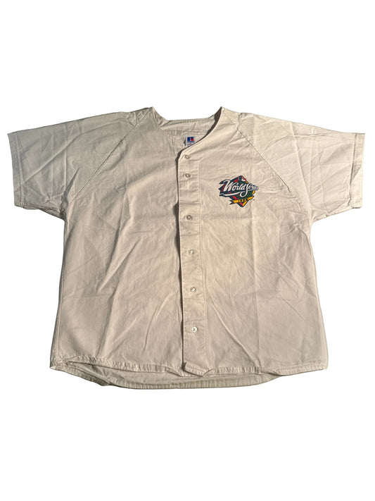 Vintage 1998 MLB World Series Blank Baseball Jersey