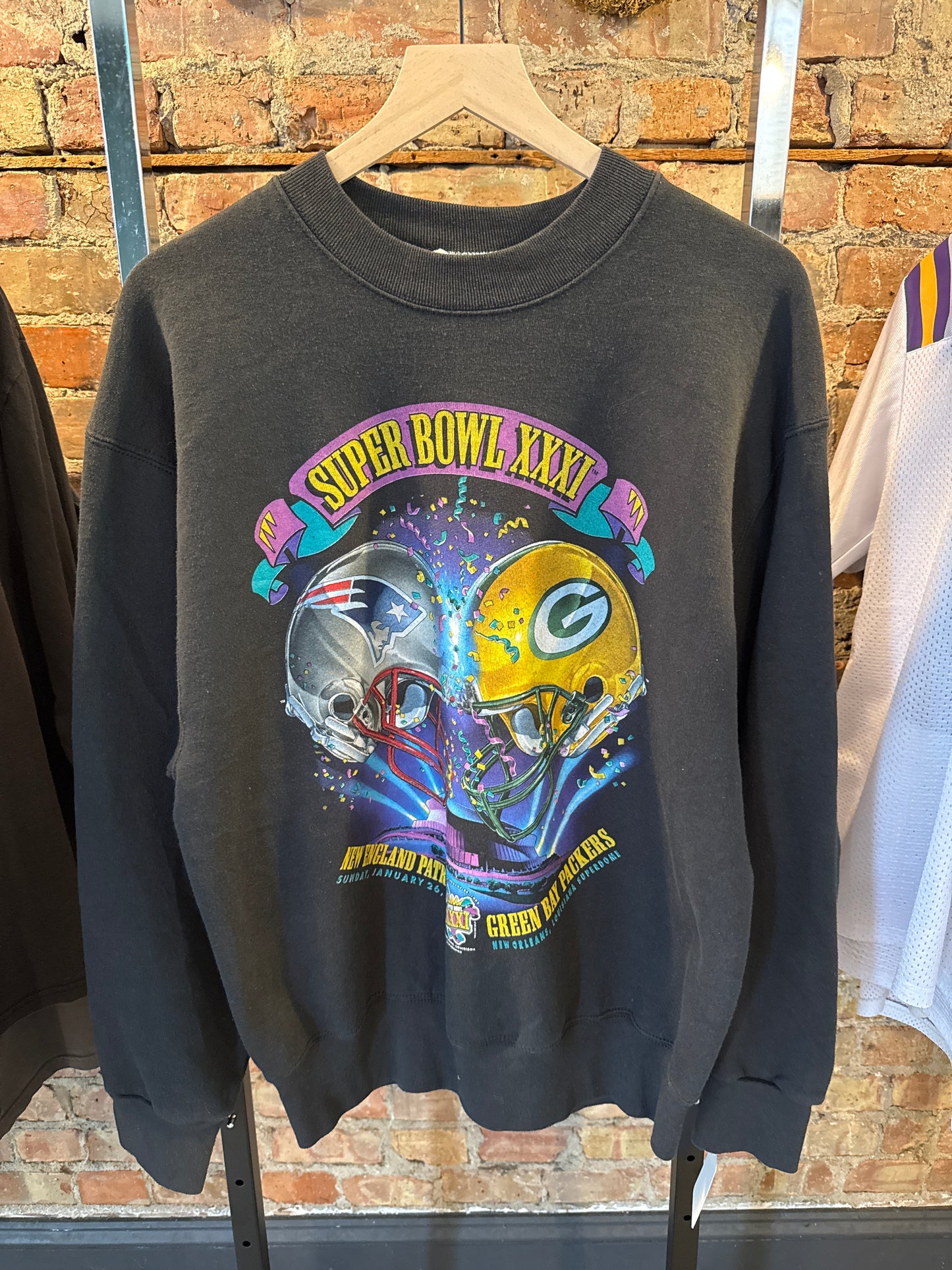 Packers V Patriots Super Bowl XXXI Crewneck