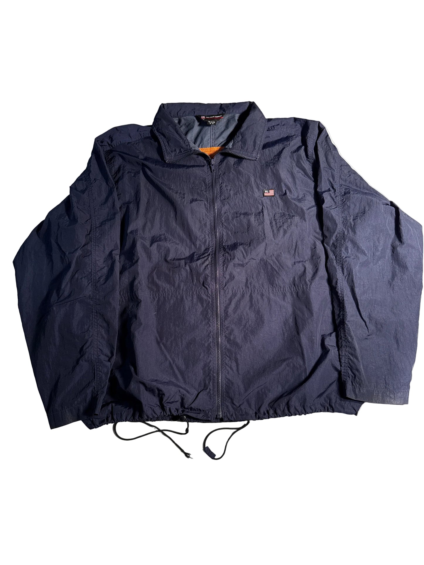 Vintage Polo Ralph Lauren RL Flag Nylon Windbreaker