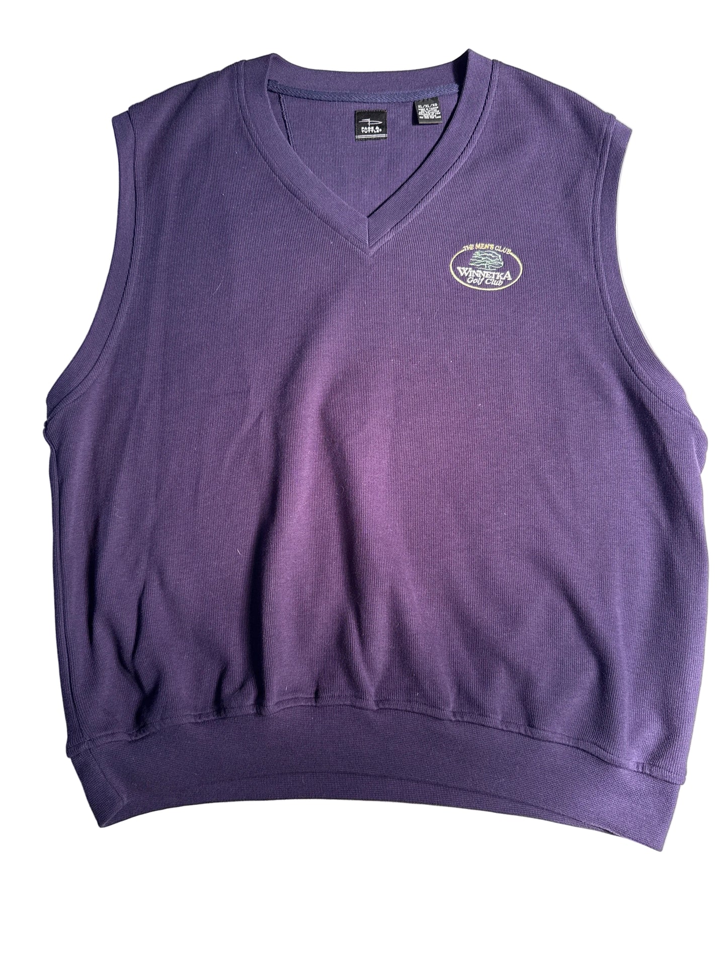 Winnetka Men’s Golf Club Purple Sweater Vest