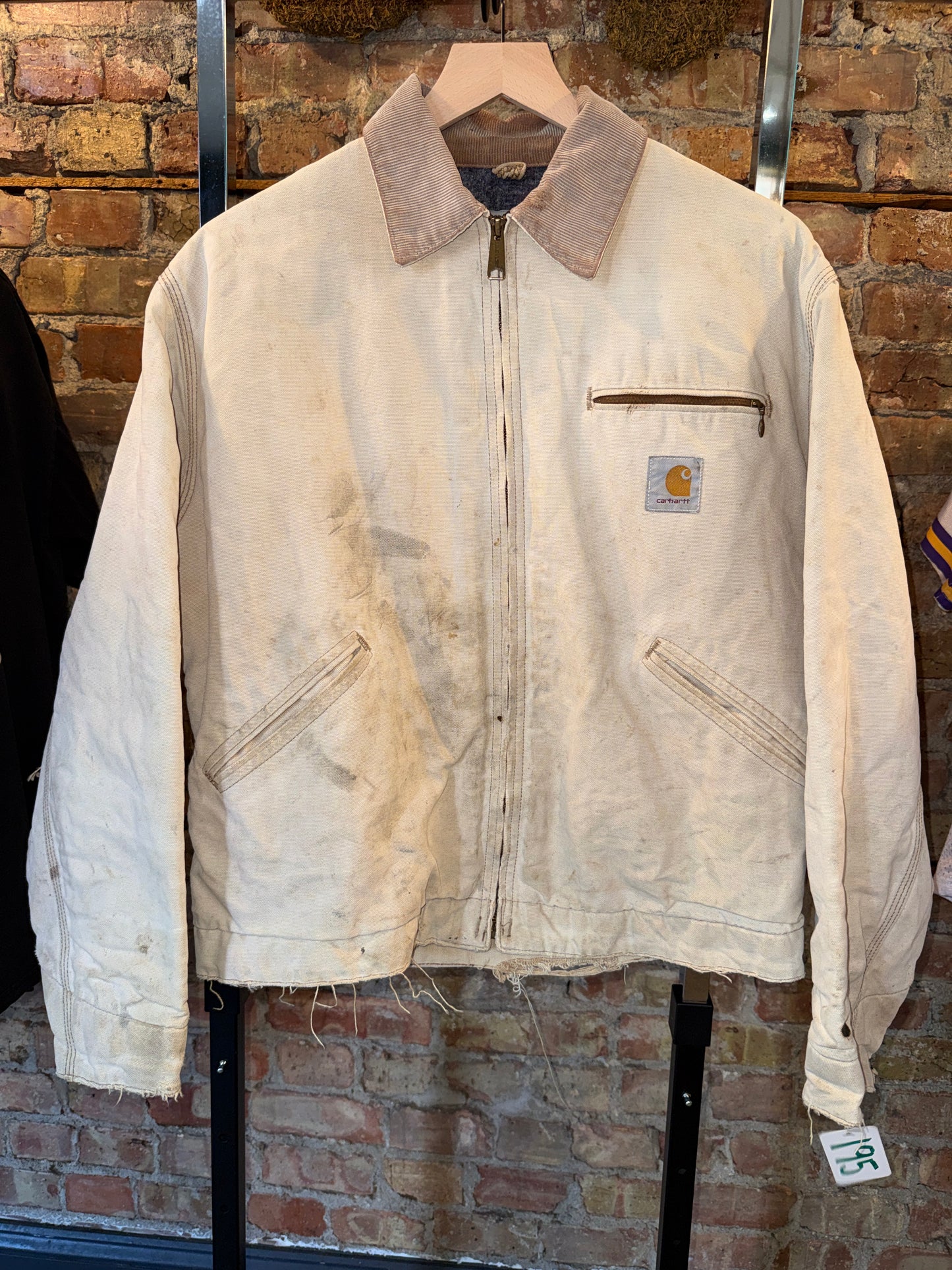 Cream Carhartt Detroit Jacket