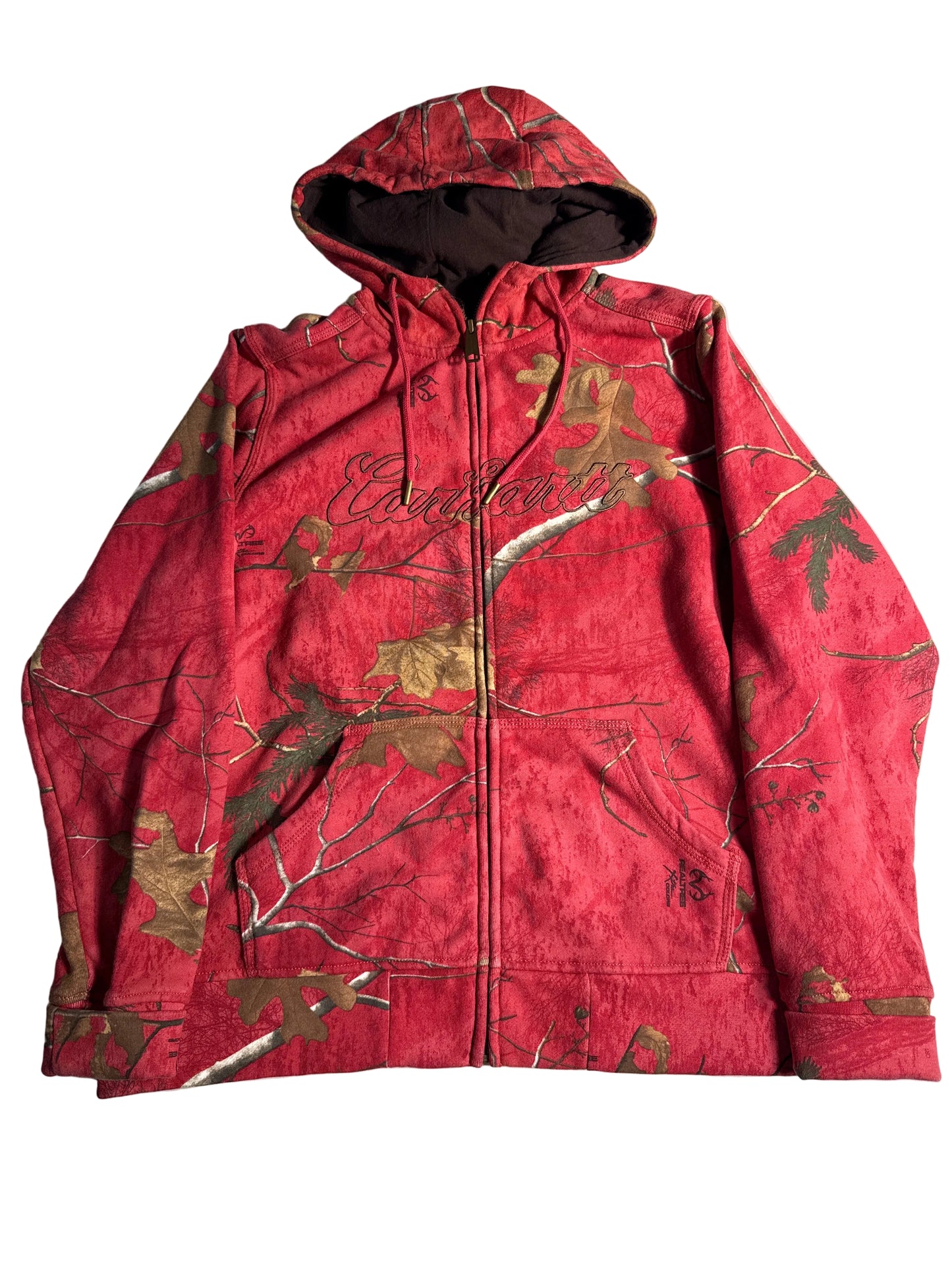 Carhartt Realtree Red Camo Full-Zip Hoodie