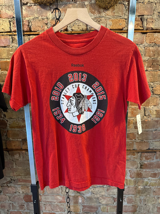 Chicago Blackhawks Six Stanley Cups Tee