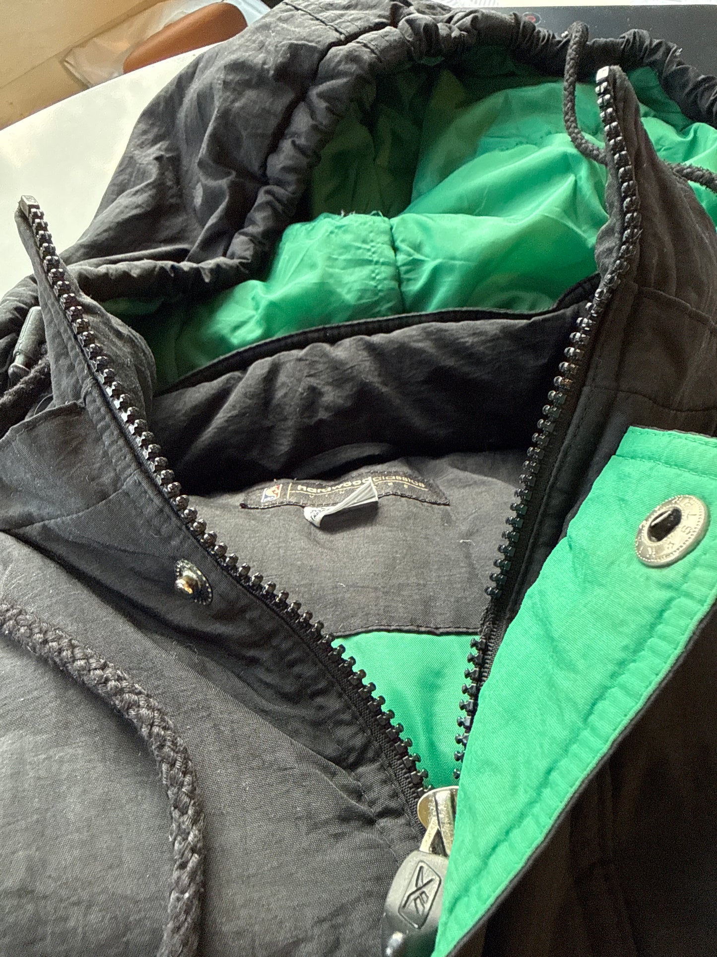 This vintage Reebok Milwaukee Bucks puffer jacket