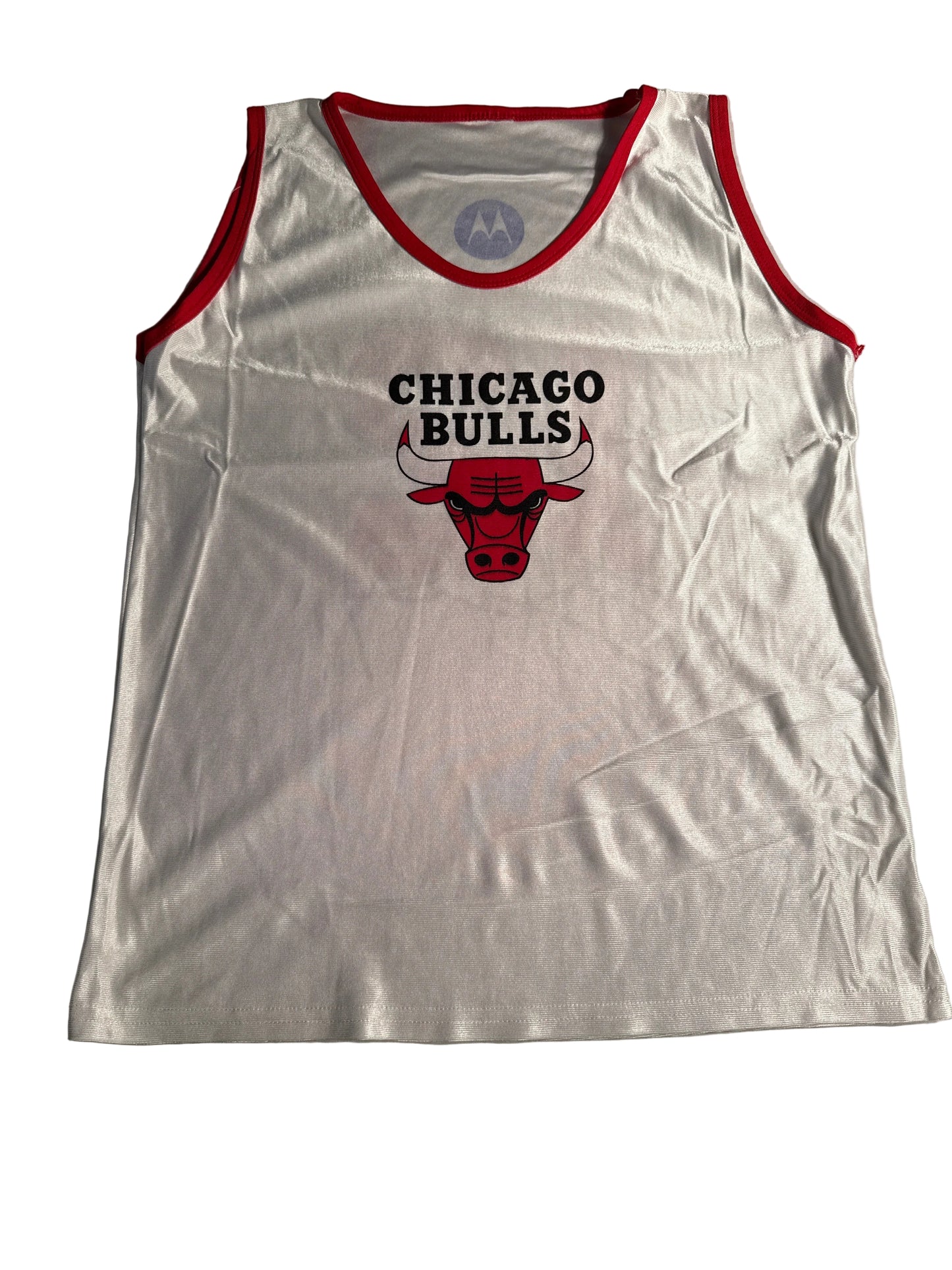Kirk Hinrich Print Signed Chicago Bulls Motorola Jersey (#12)