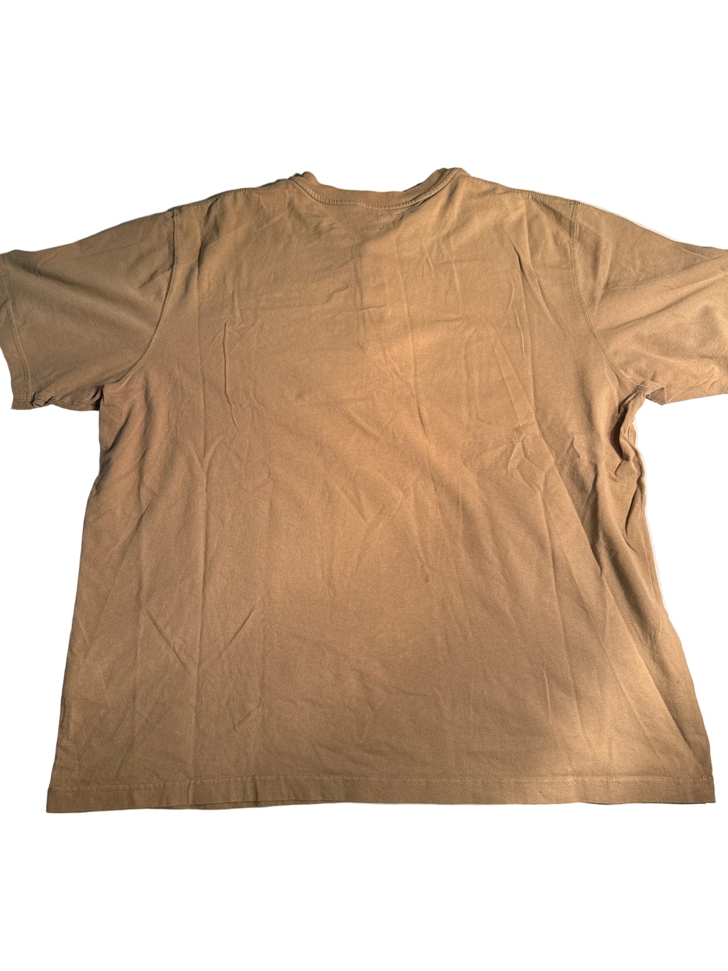 Carhartt Tan Short Sleeve Pocket Henley Tee