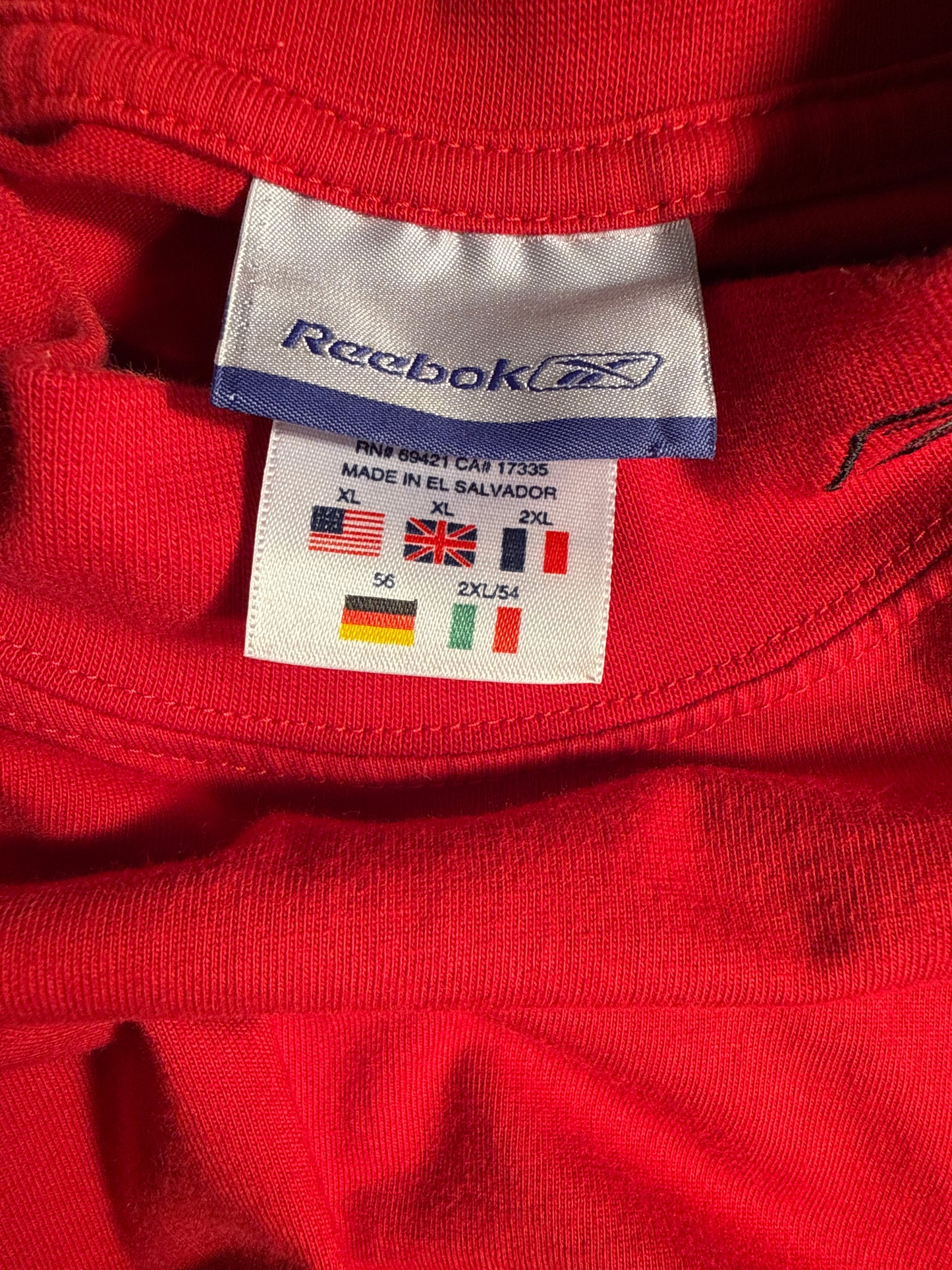 Vintage Sports Radio 790 The Zone Atlanta Red Long Sleeve Tee