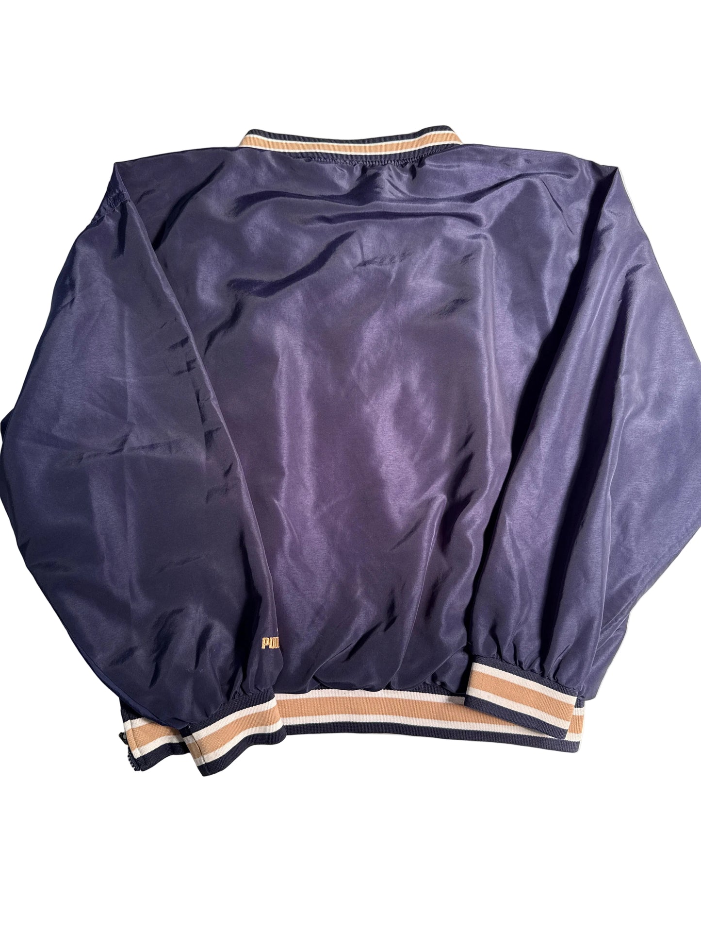 Vintage 90s Puma Notre Dame Fighting Irish Pullover Windbreaker Jacket