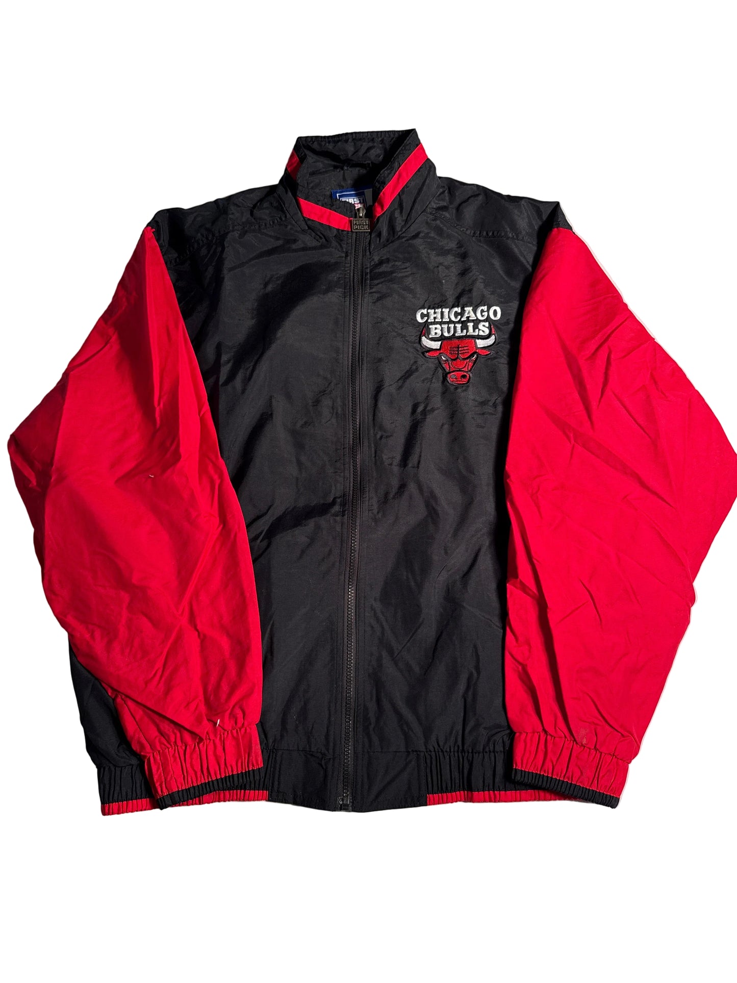 Vintage 90s First Pick Sports Chicago Bulls NBA Windbreaker Jacket XL