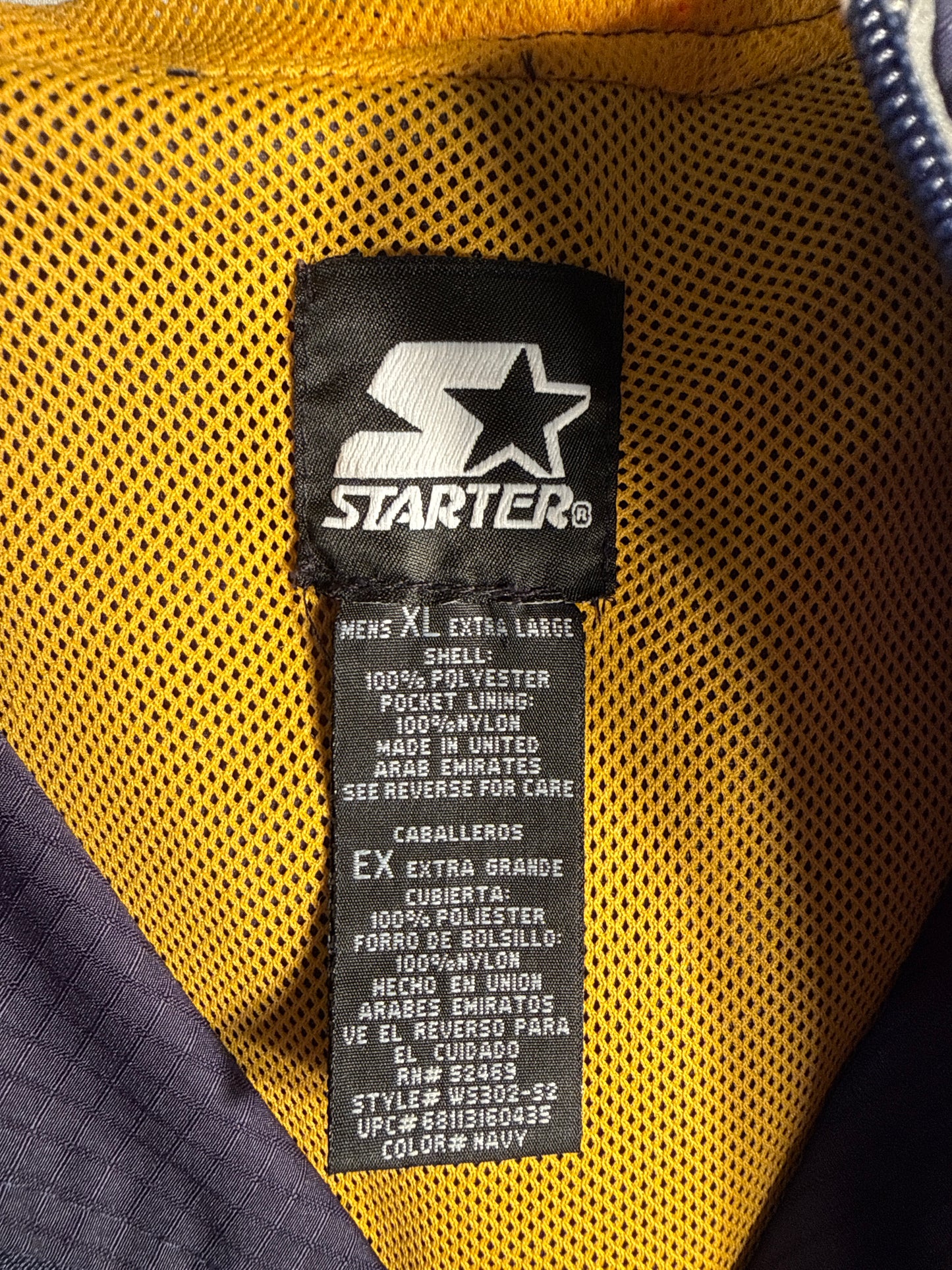 Vintage 90s Starter Ripstop 1/2 Zip Anorak Jacket