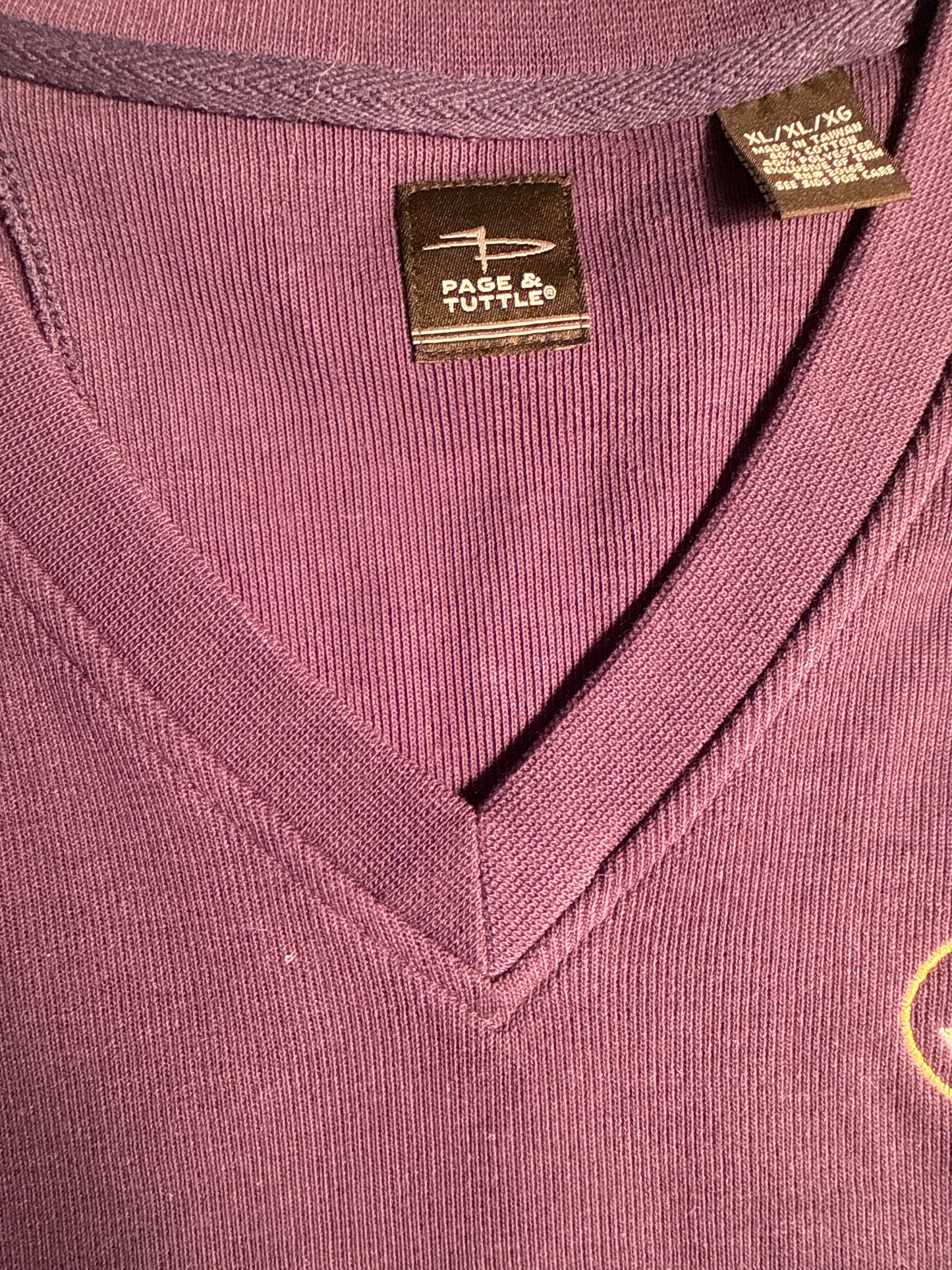 Winnetka Men’s Golf Club Purple Sweater Vest