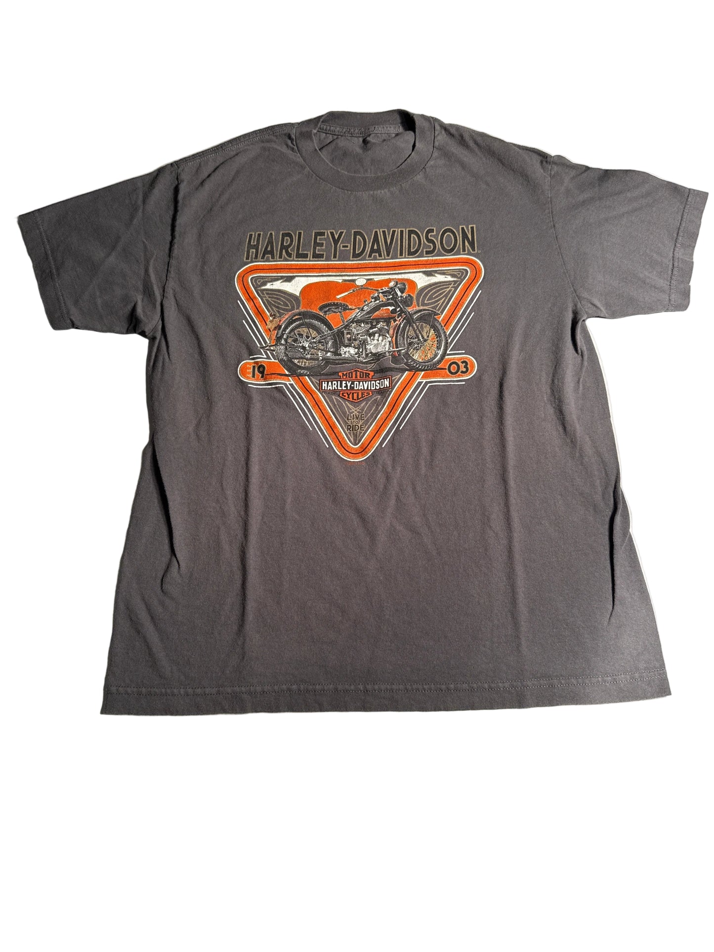 Harley-Davidson Rommel Delmarva Salisbury MD Double-Sided Graphic Tee