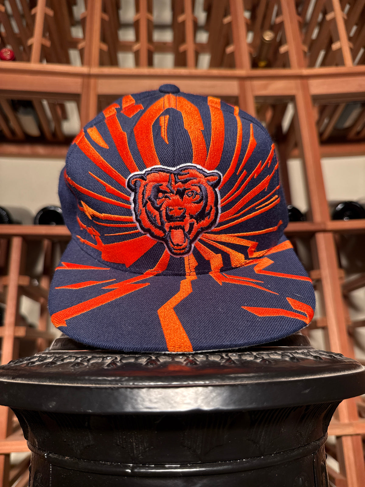 Mitchell & Ness Chicago Bears Fusion Snapback Hat Grey Underbrim