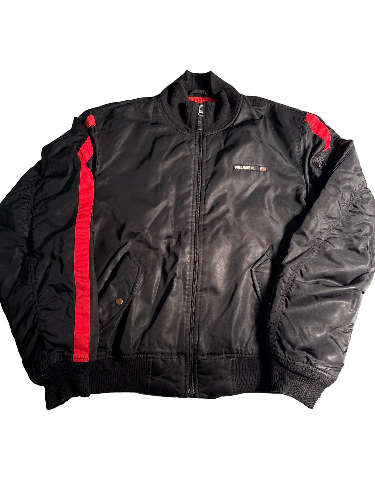 Vintage Y2K Polo Jeans Co. Ralph Lauren MA-1 Flight Bomber Jacket