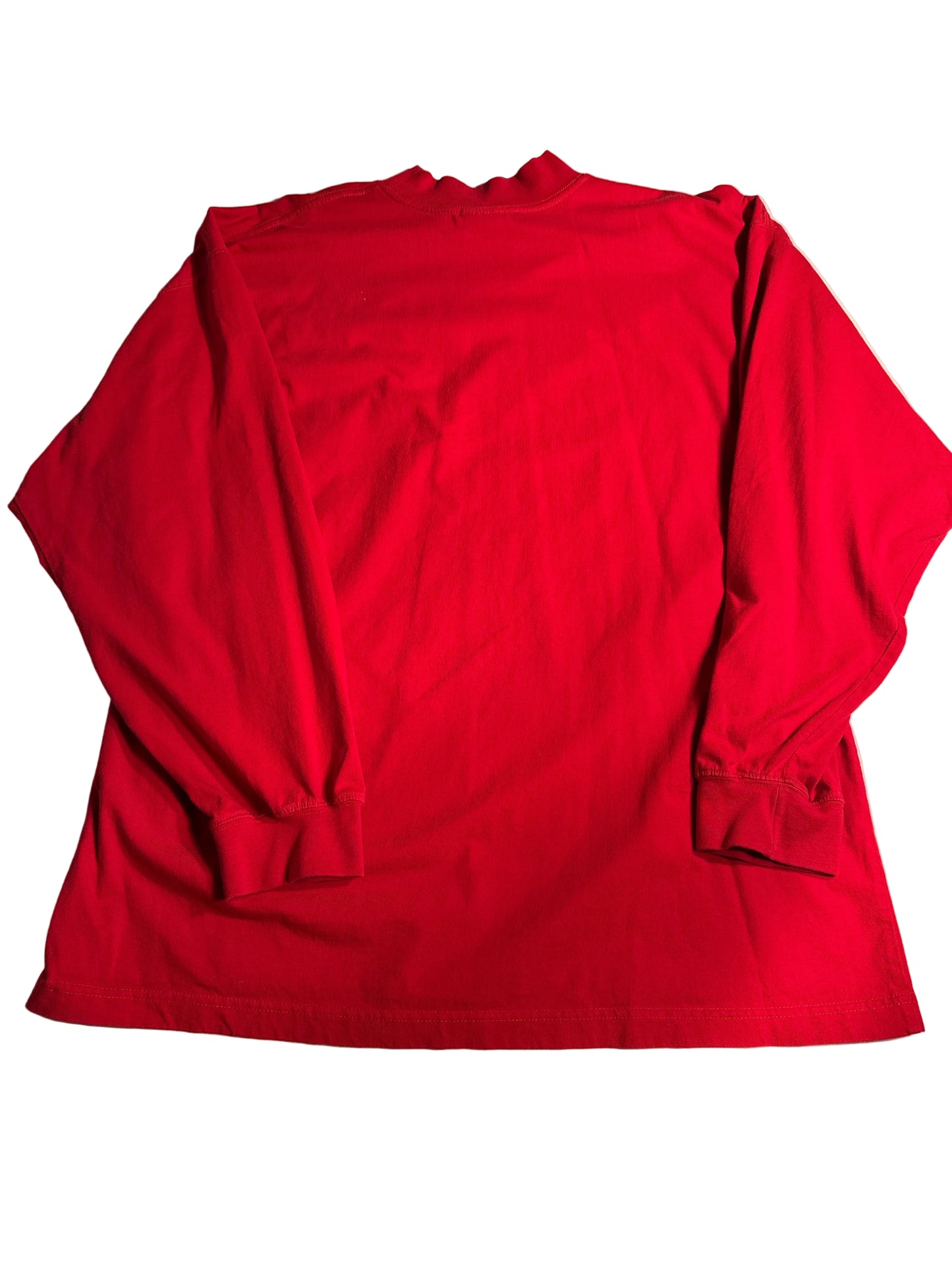 Vintage Sports Radio 790 The Zone Atlanta Red Long Sleeve Tee