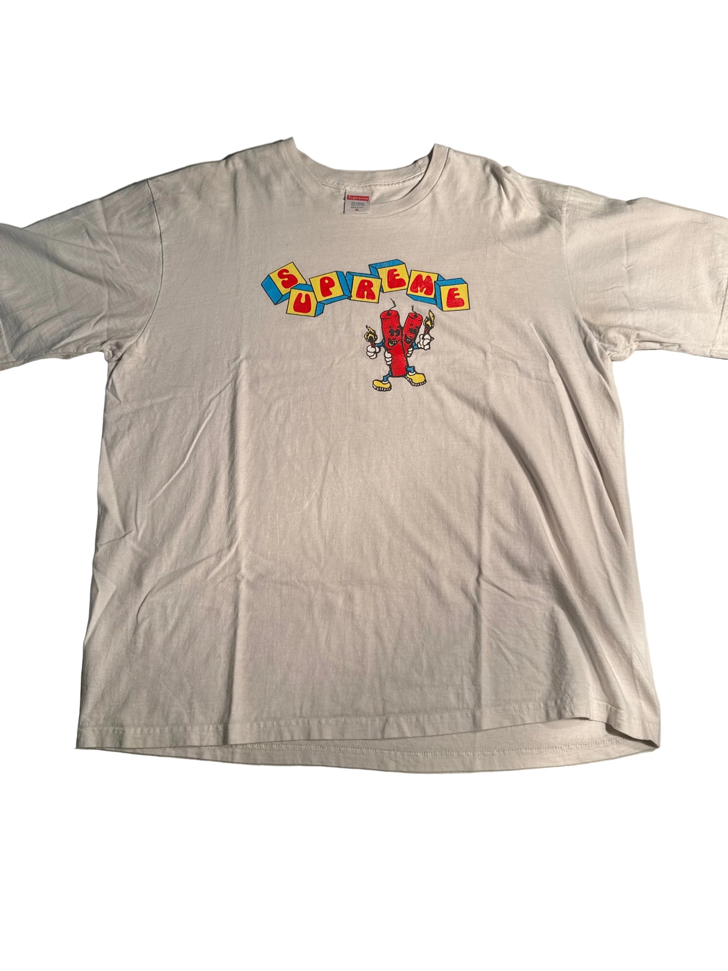 Supreme SS19 Dynamite Tee White