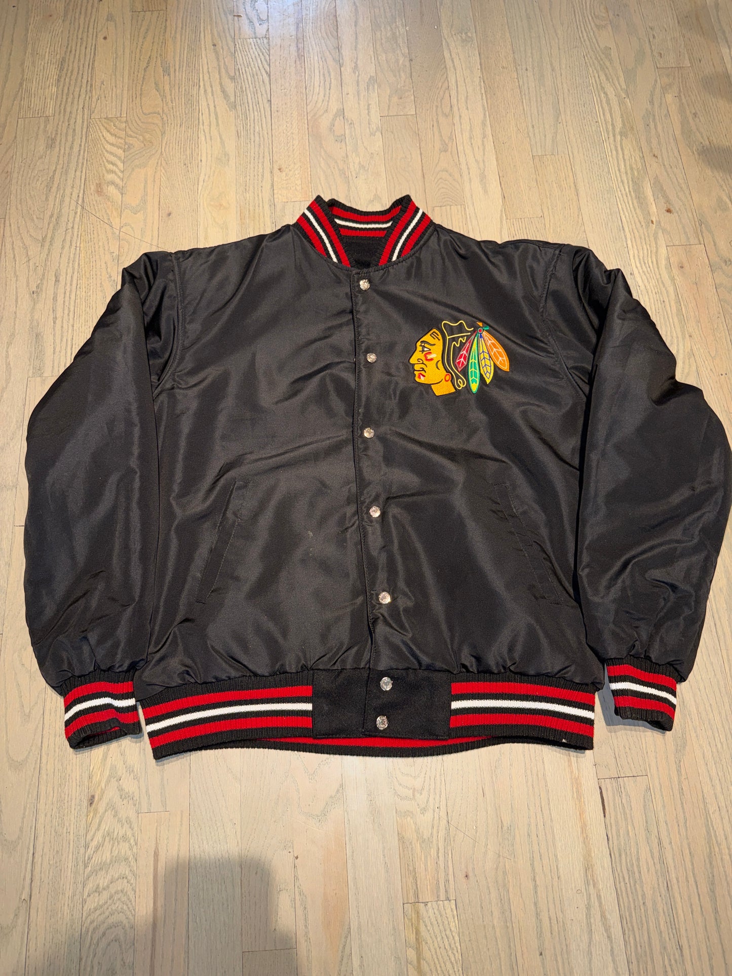 Jeff Hamilton Chicago Blackhawks 2010 Stanley Cup Champions Jacket