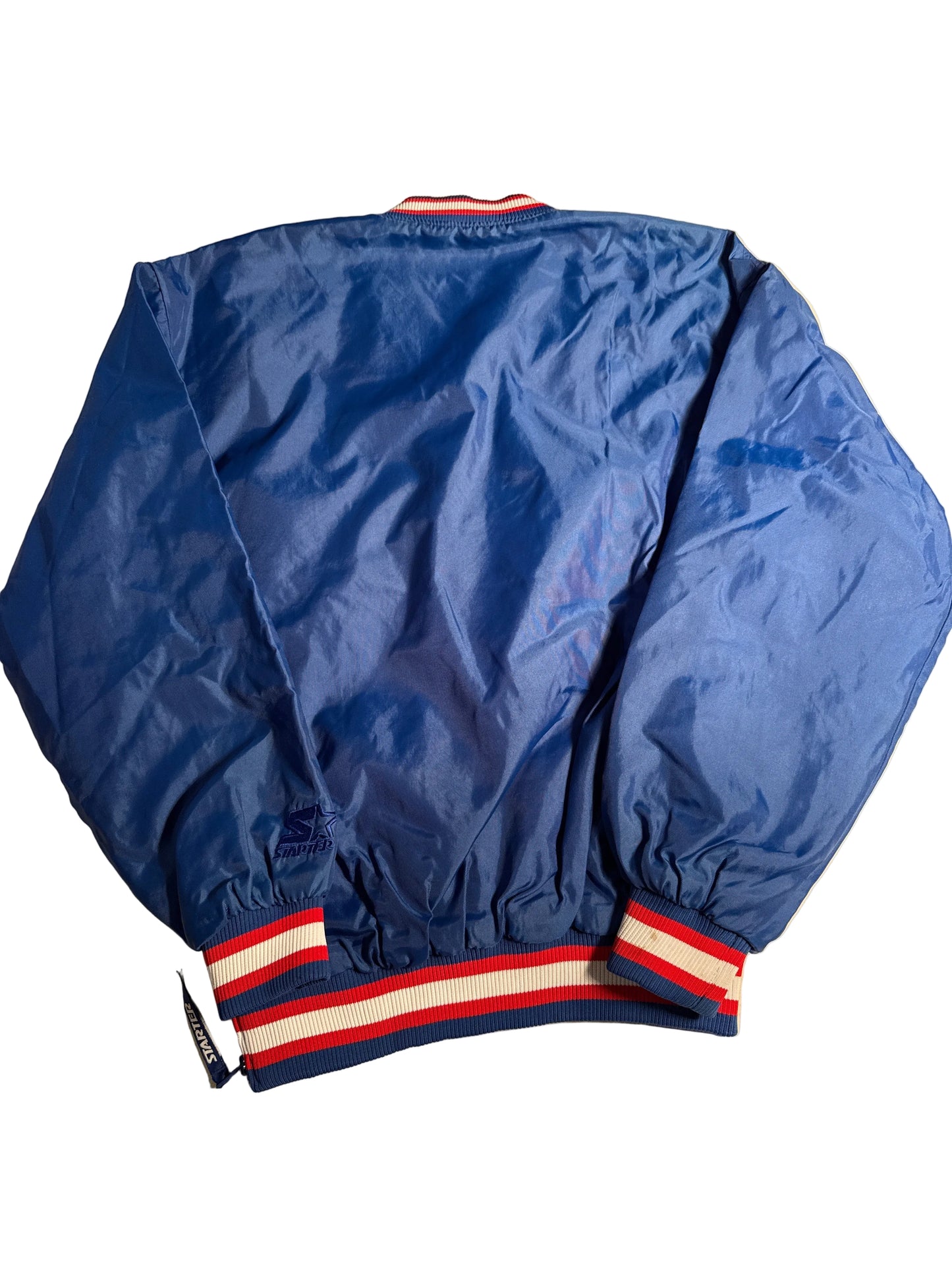 Vintage 90s Mickey Mouse Sports Club Starter Pullover Jacket Blue