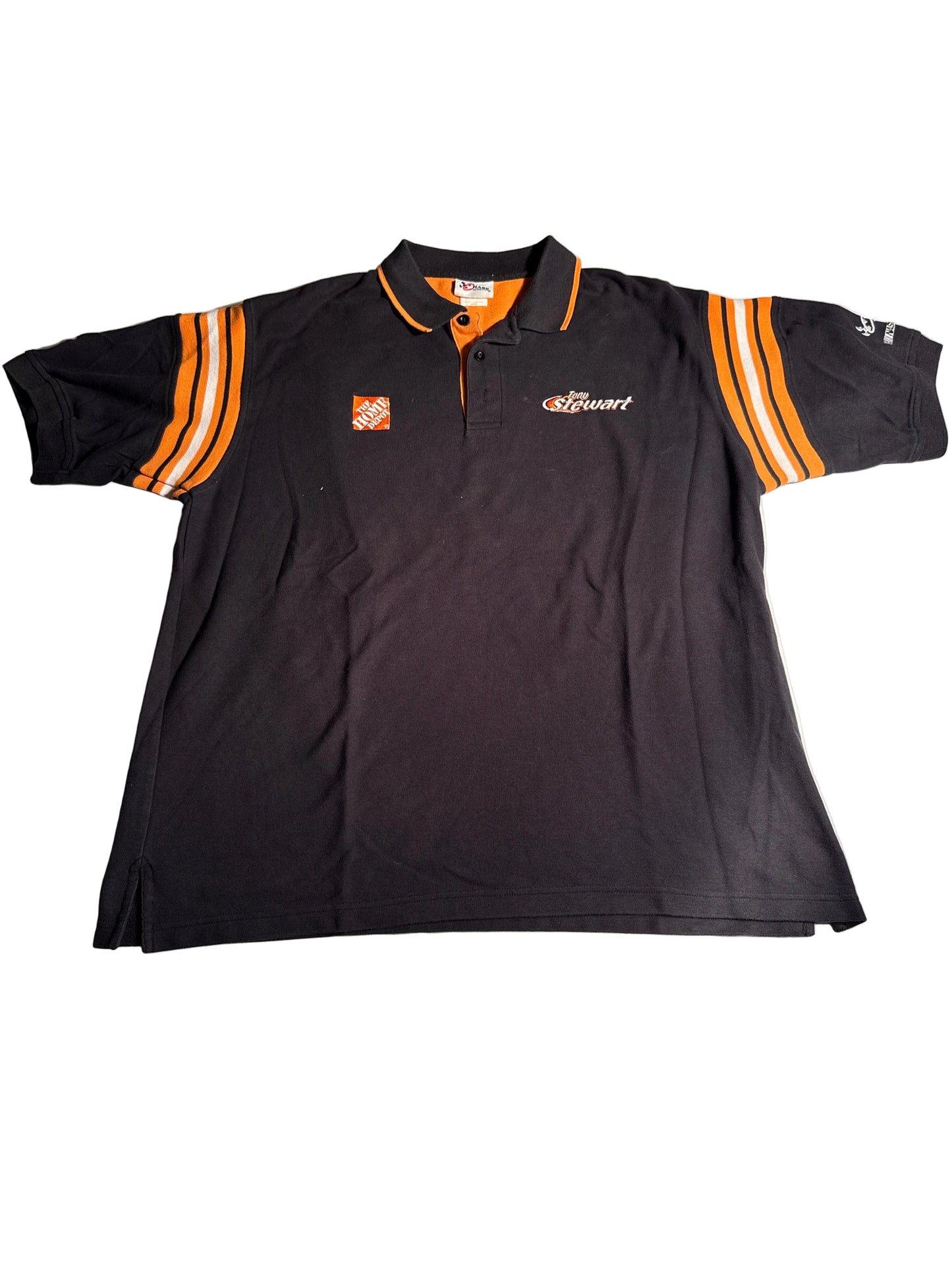 Vintage Tony Stewart #20 Home Depot NASCAR Racing Polo