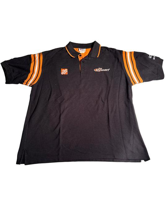 Vintage Tony Stewart #20 Home Depot NASCAR Racing Polo